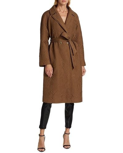 Elie tahari store wrap coat