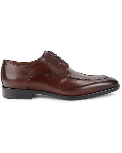 To Boot New York Ace Leather Derby Shoes - Brown