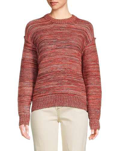 UGG Avianna Striped Wool Blend Jumper - Red