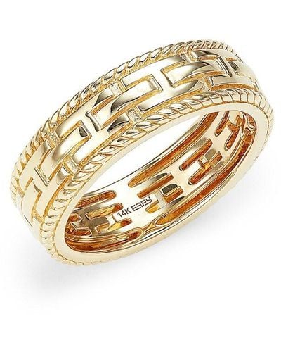 Effy 14k Yellow Gold Band Ring - Metallic