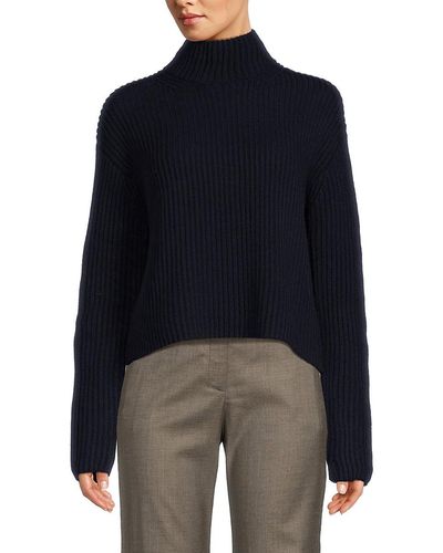 Twp 'Macie Ribbed Cashmere Sweater - Blue