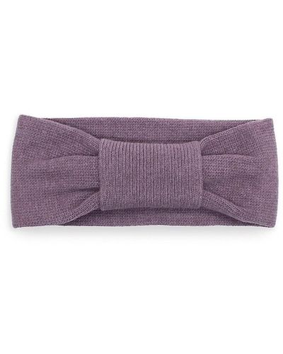 Portolano Cashmere Headband - Purple