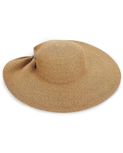 San Diego Hat Company Textured Floppy Hat - Natural