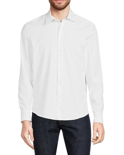 Kenneth Cole Solid Shirt - White