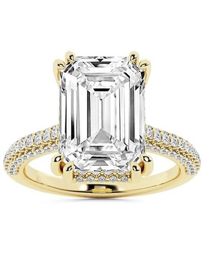 Badgley Mischka 18k Gold & 4.5 Tcw Lab Grown Diamond Ring - White