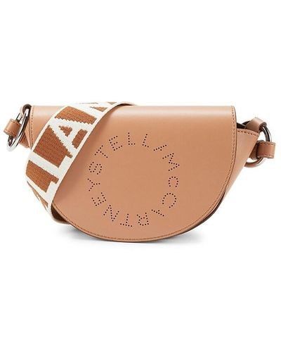 Stella McCartney Linea Logo Vegan Leather Shoulder Bag - Pink