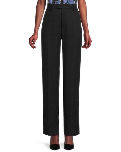 Zadig & Voltaire Peter Wide Leg Pants - Black