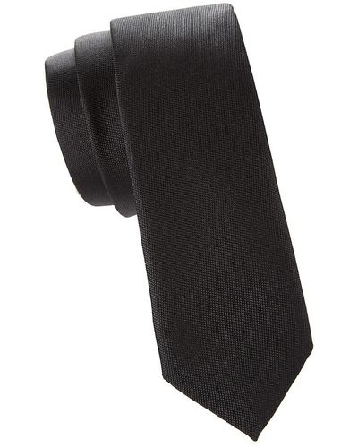 Givenchy Logo Silk Jacquard Tie - Black