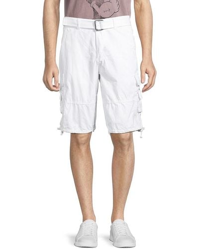Xray Jeans X Ray Belted Cargo Shorts - White