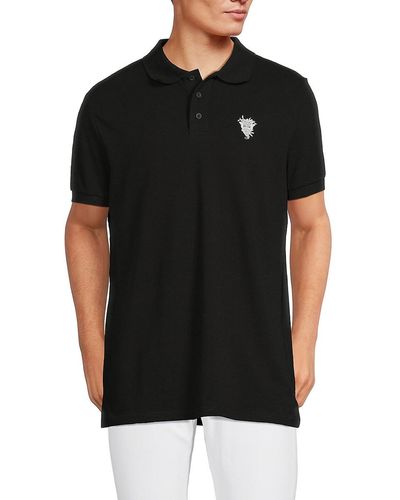 Crooks and Castles 'Solid Polo - White