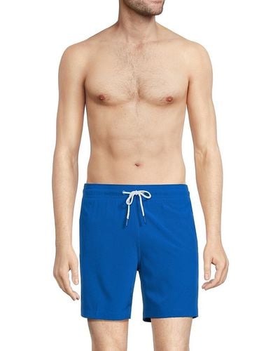 Trunks Surf & Swim 'Sano Flat Front Swim Shorts - Blue