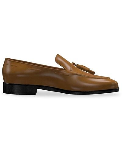 Nettleton Rick Leather Tassel Loafers - Brown
