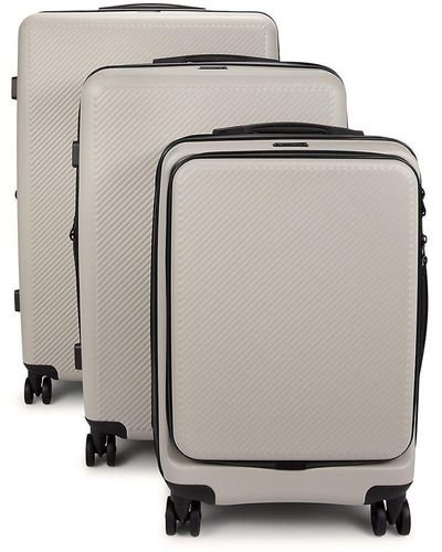 CALPAK Malden 3-piece Textured Luggage Set - Gray