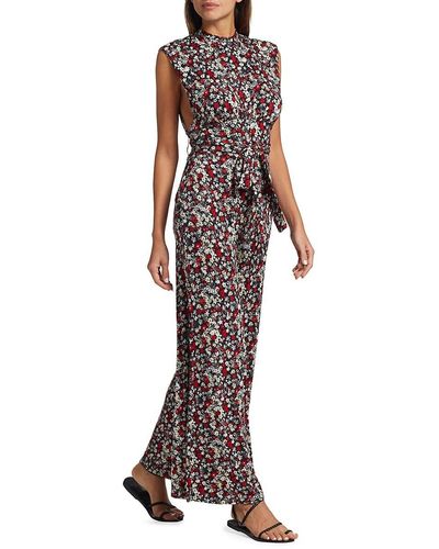 Free People Vibe Check One Piece Jumpsuit - Multicolor