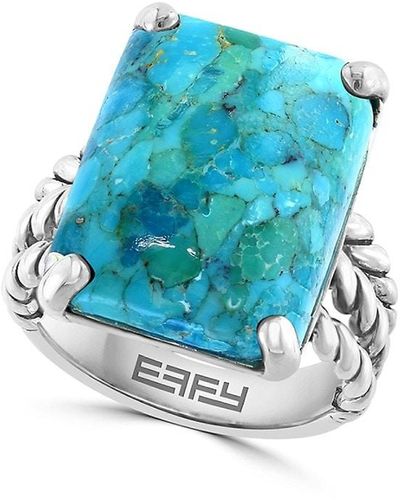 Effy ENY Sterling & Ring - Blue