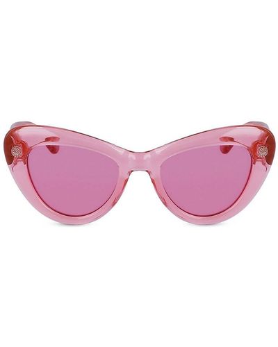 Lanvin Daisy 50mm Cat Eye Sunglasses - Pink