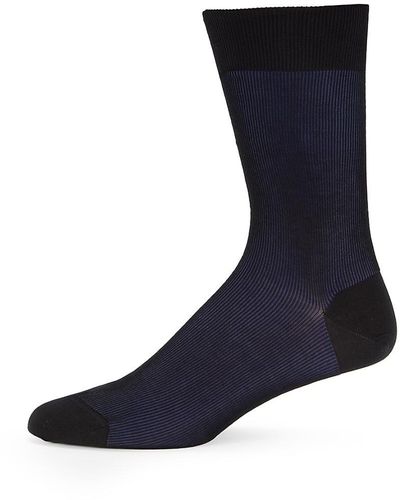 FALKE Fine Shadow Contrast Socks - Blue
