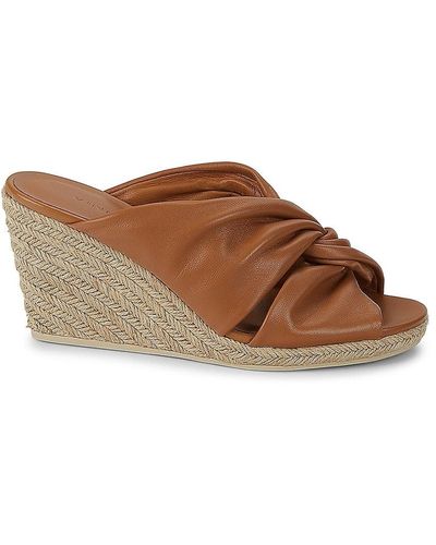 Vince Sylvia Knotted Espadrille Wedge Sandals - Natural