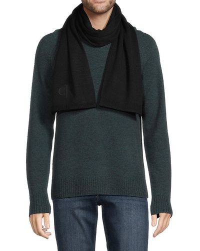 Calvin Klein Logo Wrap Around Scarf - Black