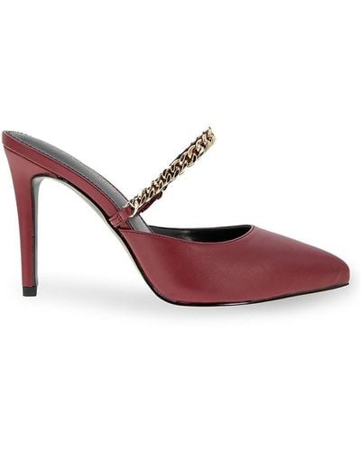 BCBGeneration Core Chain Point Toe Pumps - Red