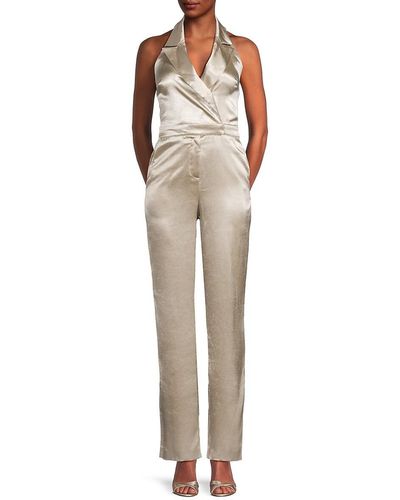 Reiss gold jumpsuit sales