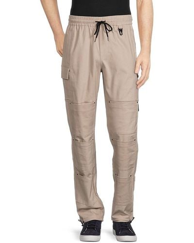 Reason Luther Drawstring Trousers - Natural