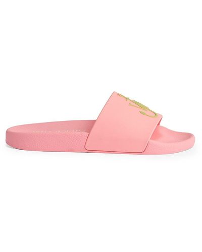 JW Anderson Logo Pool Slides - Pink