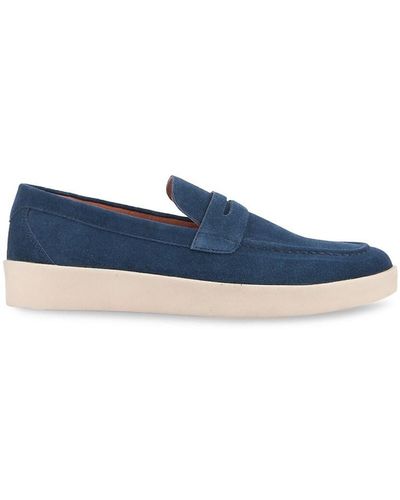 Vintage Foundry Co. Edmund Suede Penny Loafers - Blue