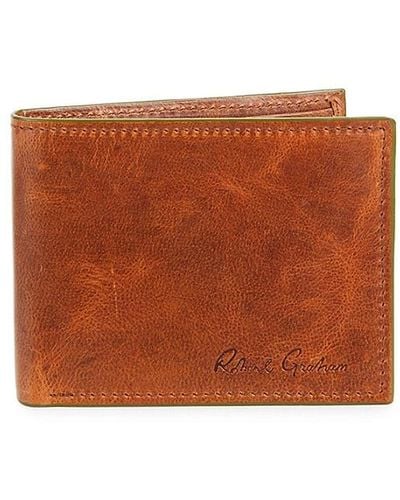 Robert Graham Ector Leather Bifold Wallet - Brown