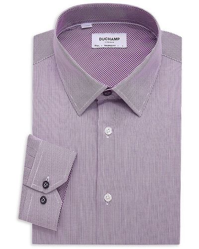 Duchamp Tailored Fit Dress Shirt - Purple
