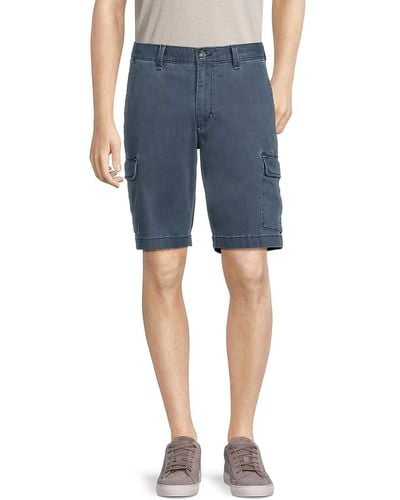 Tommy Bahama Solid Cargo Shorts - Blue