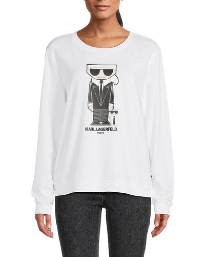 Karl Lagerfeld Sweatshirts for Women | Online Sale up to 60% off | Lyst