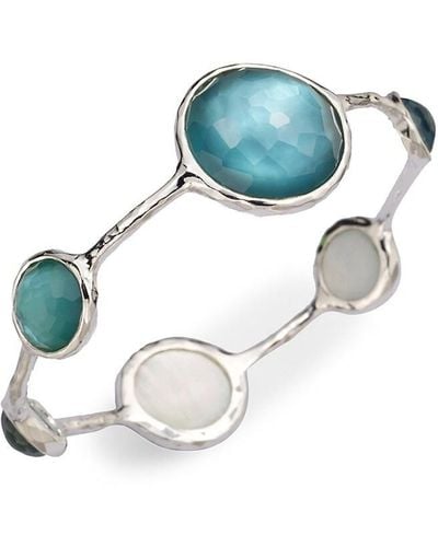 Ippolita Mother-of-pearl, Clear Quartz & Sterling Silver Bracelet/denim - Blue