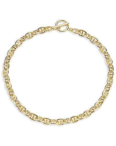 Argento Vivo Studio 14k Goldplated Link Chain Necklace - Metallic