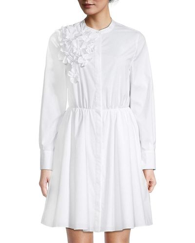 Jason Wu Flower Shirtdress - White