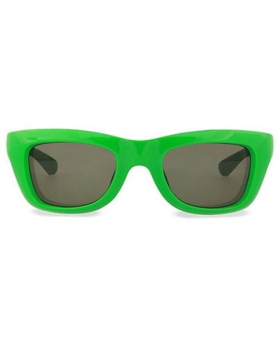 Bottega Veneta 49mm Square Sunglasses - Green