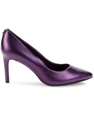 Karl Lagerfeld Glora Pointed Toe Court Shoes - Purple