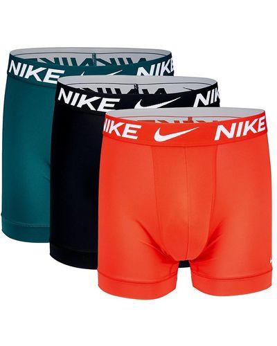 Nike 3-pack Logo Waist Boxer Briefs - Red