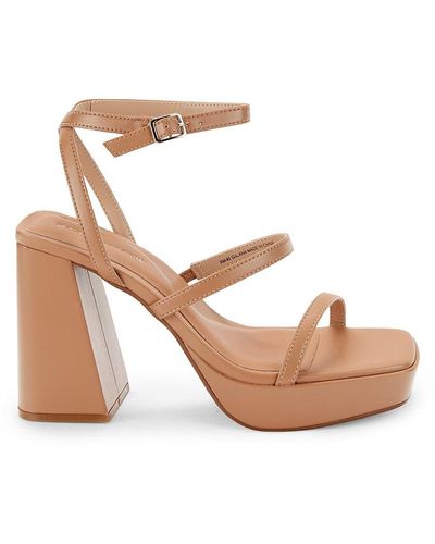 BCBGeneration Galana Strappy Sandals - Natural