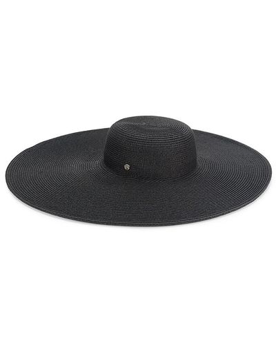 Vince Camuto Textured Oversized Sun Hat - Black
