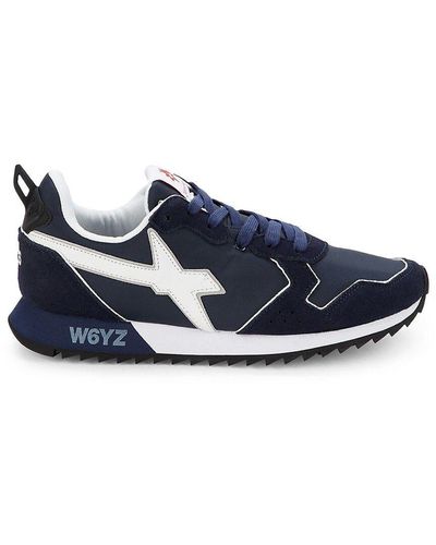 W6yz Jet Sawtooth Running Sneakers - Blue