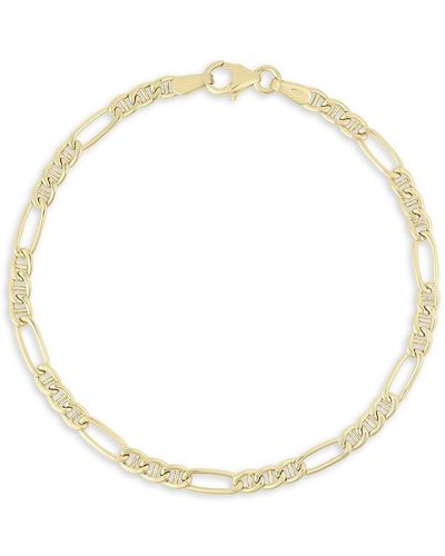 Saks Fifth Avenue Saks Fifth Avenue 14K Figaro Chain Bracelet - Metallic