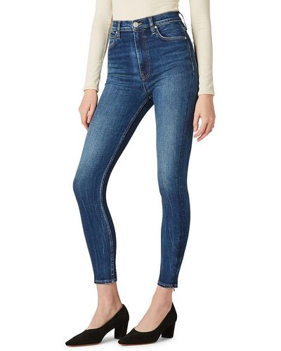 Hudson Jeans High-rise Skinny Ankle Jeans - Blue