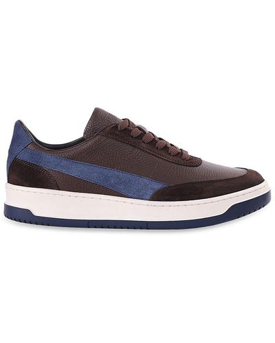 VELLAPAIS Trento Leather Sneakers - Blue