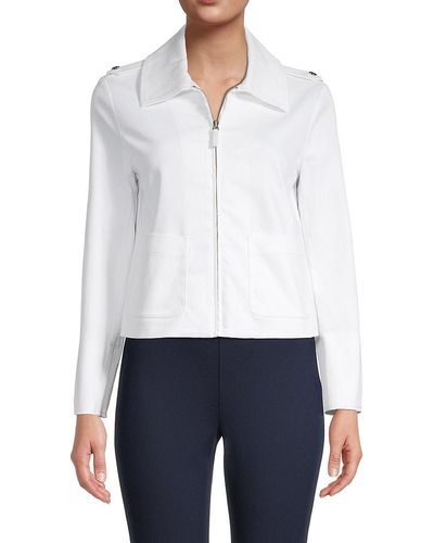 White Piazza Sempione Jackets for Women | Lyst