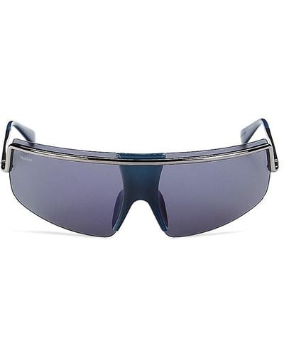 Max Mara 71mm Shield Sunglasses - Blue