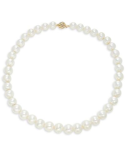 Belpearl 14K & 9-12Mm South Sea Pearl Necklace/18" - White