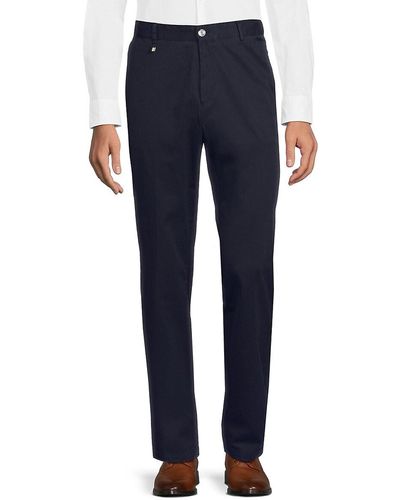 BOSS Genius Solid Trousers - Blue