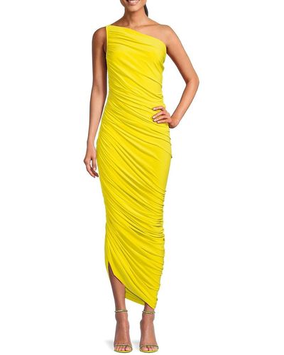 Norma Kamali Diana Draped Gown - Yellow