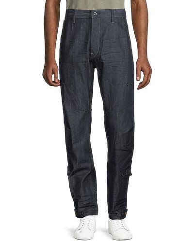 G-Star RAW E Grip 3d Relaxed Tapered Adjusters Jeans - Blue